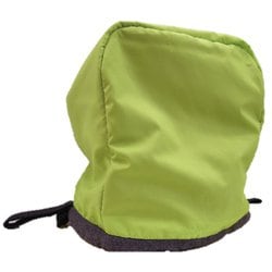 リムーバブルヘルメットポーチ（別生地付） LHM-1311 B （グリーン） H19cm×W20cm×D27cm [ヘルメット向けスタッフバッグ]