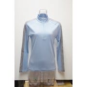 W‘s肩ラインロングジップシャツ I 336 LB ライトブルー Lサイズ [アウトドア カットソー レディース]