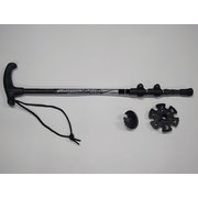 N3T-ARE-F-II BLK 55-115cm 先ゴムキャップ 55-115cm BLK ブラック [トレッキングステッキ パーツ]