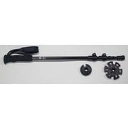 先ゴムキャップ脱落防止用ストックデュラカーボン ファストロック II N3I-DURA CARB-F-II BLK_ブラック 58-120cm 1本のみ [トレッキングポール 形状I型]