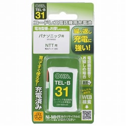 ヨドバシ Com オーム電機 Ohm Tel 1 コードレス電話機用充電池 長持ちタイプ 通販 全品無料配達