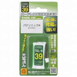 TEL-B39 [コードレス電話機用充電池 長持ちタイプ]