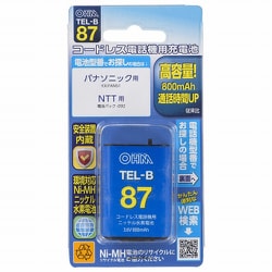 TEL-B87 [コードレス電話機用充電池]