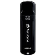 USBメモリ USB3.1 Gen1 16GB MLCフラッシュ搭載 キャップ式 ブラック TS16GJF750K