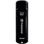 USBメモリ USB3.1 Gen1 64GB MLCフラッシュ搭載 キャップ式 ブラック TS64GJF750K