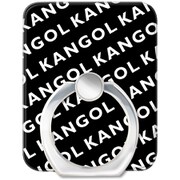 AJ-0355-RING-BLAK [スマートフォンリング KANGOL NAME PATTERN BLK]
