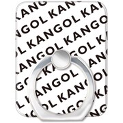 AJ-0355-RING-WHIT [スマートフォンリング KANGOL NAME PATTERN WHT]