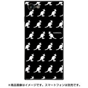 BJ-0028-IP78-BLAK [スクエア型 ガラスケース iPhone 8/7 KANGOL PATTERN MINI BLK]