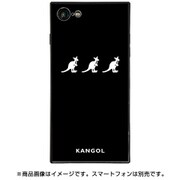 BJ-0030-IP78-BLAK [スクエア型 ガラスケース iPhone 8/7 KANGOL TRIPLE BLK]