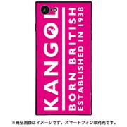 BJ-0031-IP78-PINK [スクエア型 ガラスケース iPhone 8/7 KANGOL BORN PNK]