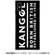 BJ-0031-IP0X-BLAK [ガラスケース iPhone XS/X KANGOL BORN BLK]