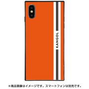 BJ-0032-IP0X-ORNG [ガラスケース iPhone XS/X KANGOL LINE ORG]