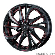 ホイール LEONIS TE 1650+45-100 BK/SC（RED）/1ピース 38745