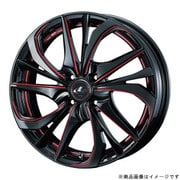 ホイール LEONIS TE 1545+45-100 BK/SC（RED）/1ピース 38740