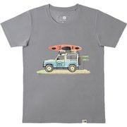 240653 illustration T vol1 (kids) M L.Grey [アウトドア シャツ]