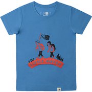 240734 illustration T vol2 (kids) L Blue [アウトドア シャツ]