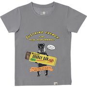 240853 illustration T vol3 (kids) M L.Grey [アウトドア シャツ]