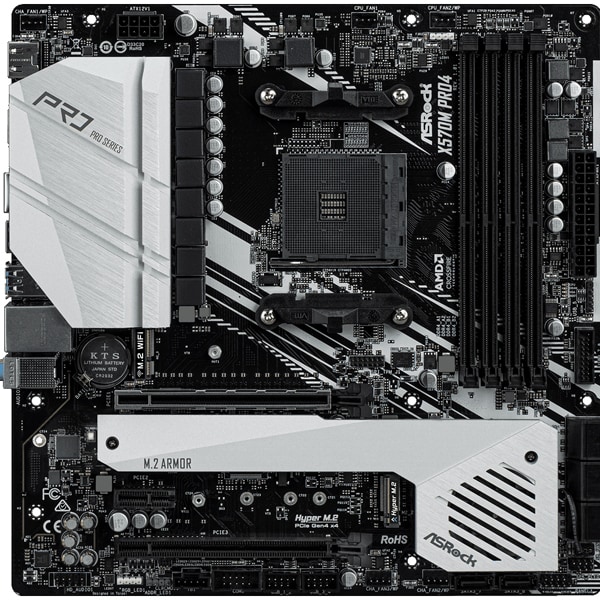 ASRock アスロック  X570M Pro4 [マザーボード ASRock X570チップセット搭載 Micro ATX]