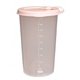 キャップ付ストローカップ（メモリ） 500mL ピーチ KK-373