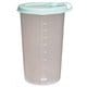 キャップ付ストローカップ（メモリ） 500mL ミント KK-374