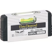 エビスダイヤモンド 磁石付Gレベル・建築用 シルバー 100mm ED-10GCMN
