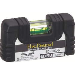 エビスダイヤモンド 磁石付Gレベル・土木用 シルバー 100mm ED-10GMN