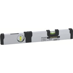 エビスダイヤモンド 磁石付Gレベル・土木用 シルバー 380mm ED-38GMN