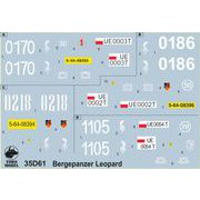 TRM35D61 ポーランド軍 ベルゲパンツァー レオパルト [1/35スケール ミリタリー用デカール]