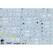 TRM72D47 ポーランド軍のレオパルド戦車 Vol. 3 [1/72スケール ミリタリー用デカール]