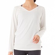 Flowy ロングスリーブTシャツ RS-C369TS ホワイト Lサイズ [ロングスリーブTシャツ]