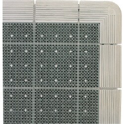 F-121-OR [コンドル カット品(屋外用マット)エバツクハイロ-リングマットDX 別注(1平米あたり) グレー]