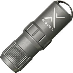 エキゾタック マッチキャップXL EX04100GUN ガンメタル [防水マッチボックス]