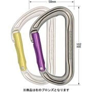 シャドー ストレートゲート A301 チタニウム×パープル [カラビナ]