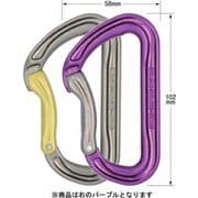 シャドー ベントゲート A306 パープル×チタニウム [カラビナ]