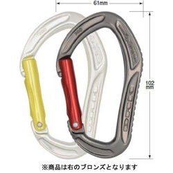 アルファスポーツ ストレートゲート A521 ブロンズ [カラビナ]