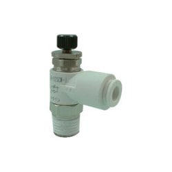 チヨダ ファイブスピードコントローラα白メーターイン6mm・R1/4 F6R-02SCW-I