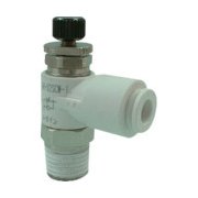チヨダ ファイブスピードコントローラα白メーターイン6mm・R1/4 F6R-02SCW-I