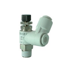チヨダ ファイブスピードコントローラβ白メーターイン6mm・R1/8 FB6R-01SCW-I