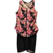 MRL-6720 コレクト_総柄セパレーツ A M M A [フィットネスセパレート水着 レディース]