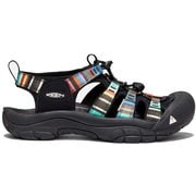 ニューポート エイチツー レディース サンダル Raya Black US8.5(25.5cm) 1003480