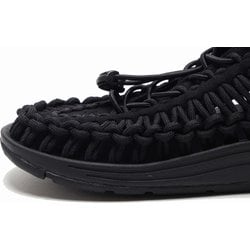 【極美品】KEEN キーン　UNEEK ユニーク　サンダル　ロゴ　黒　25cm KEEN キーン ユニーク スニーク スライドサンダル メンズ UNEEK