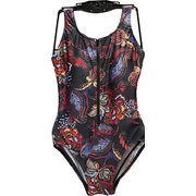 MRL-3510 コレクト 総柄ワンピース L P [フィットネス 競泳水着レディース]
