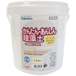 簡単安心珪藻土10kg ポリ缶 イエロー