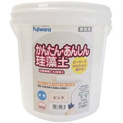 簡単安心珪藻土10kg ポリ缶 ピンク