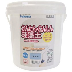 簡単安心珪藻土10kg ポリ缶 ブルー