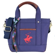 BHPC トート BH1006N NV/NV/RD BEVERLY HILLS POLO CLUB [キャンバストートバッグXS]