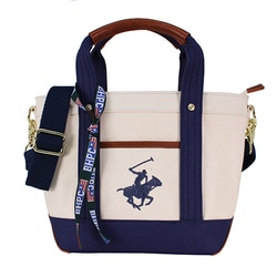 BHPC トート BH1006N IV/NV/NV BEVERLY HILLS POLO CLUB [キャンバストートバッグXS]