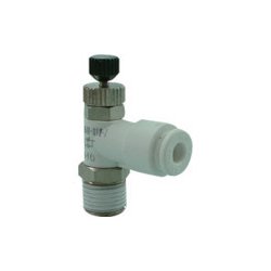 チヨダ ファイブミニスピードコントローラα白メーターイン6mm・R1/8 FM6R-01W-I