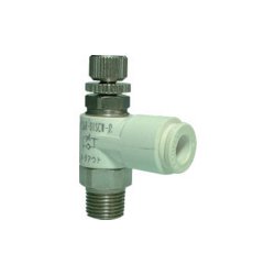 チヨダ ファイブSUSスピードコントローラα白メーターアウト10mm・R1/2 FS10R-04SCW-O