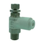 チヨダ ファイブSUSスピードコントローラα白メーターイン12mm・R3/8 FS12R-03SCW-I